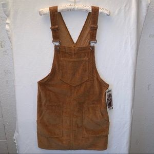 Rewash Corduroy Overalls Dress